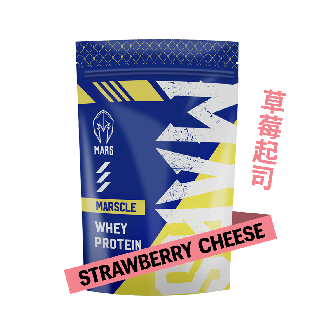 STRAWBERRY CHEESE FLAVOR WHEY PROTEIN (MARSCLE)